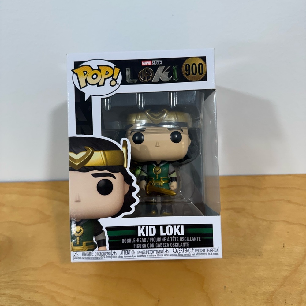 Funko Kid Loki Bobble-Head in Green and Gold
